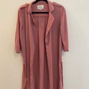 Mauve Pink Duster